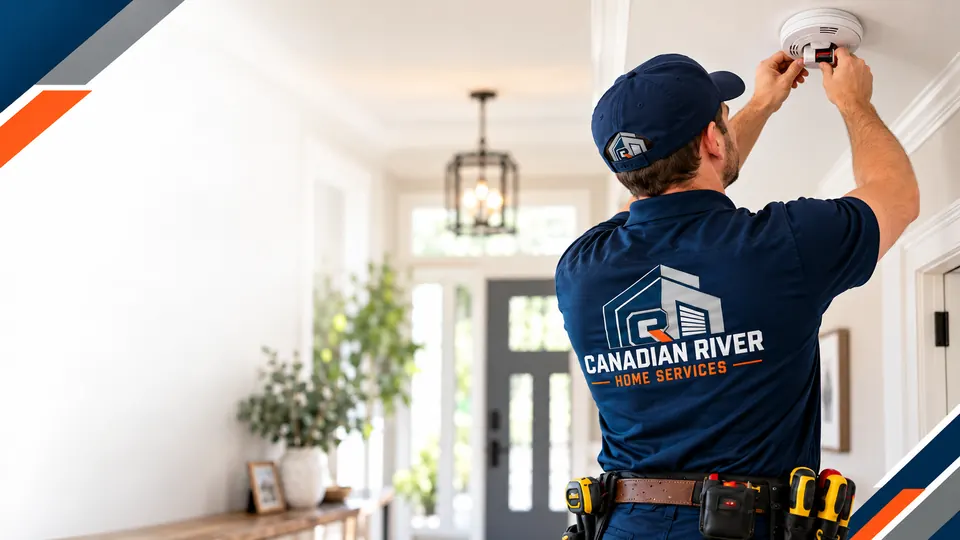Canadian River technician providing home maintenance